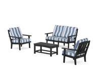 Thumbnail for Trex Cape Cod 4-Piece Deep Seating Set with Loveseat