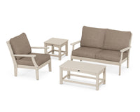 Thumbnail for Trex Yacht Club 4-Piece Deep Seating Set - Sand Castle