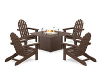 Thumbnail for Trex Cape Cod Adirondack 5-Piece Set with Square Fire Pit Table
