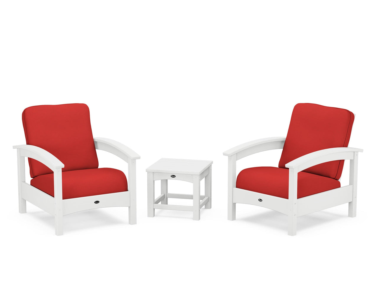 Trex Rockport Club 3-Piece Deep Seating Conversation Set