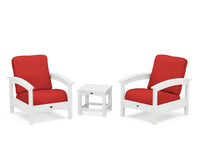 Thumbnail for Trex Rockport Club 3-Piece Deep Seating Conversation Set