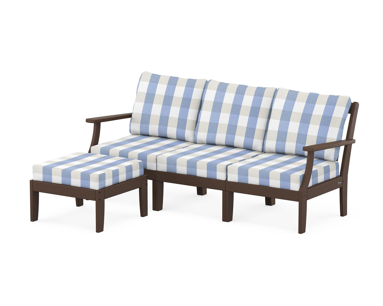 Trex Yacht Club Modular 4-Piece Deep Seating Set with Ottoman