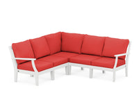 Thumbnail for Trex Yacht Club Modular 5-Piece Deep Seating Set