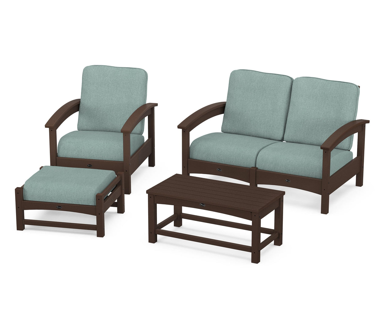 Trex Rockport 4-Piece Deep Seating Conversation Group