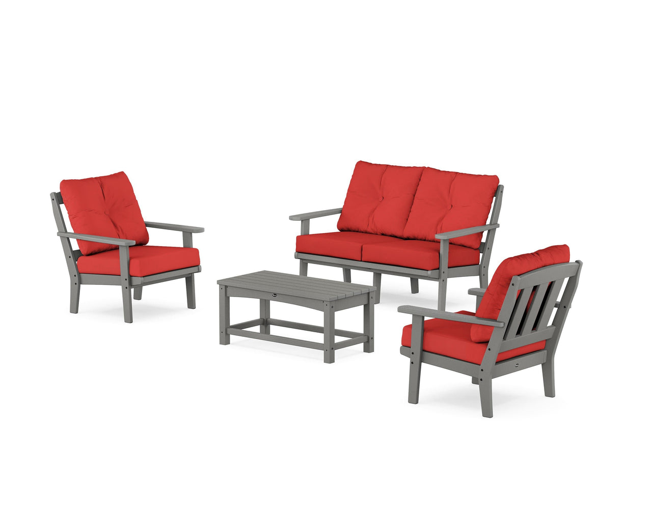 Trex Cape Cod 4-Piece Deep Seating Set with Loveseat