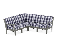 Thumbnail for Trex Yacht Club Modular 5-Piece Deep Seating Set