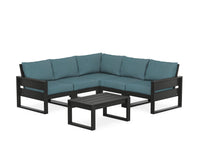Thumbnail for Trex Eastport 6-Piece Deep Seating Sectional + Coffee Table Set