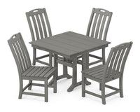 Thumbnail for Trex Yacht Club 5-Piece Farmhouse Trestle Side Chair Dining Set