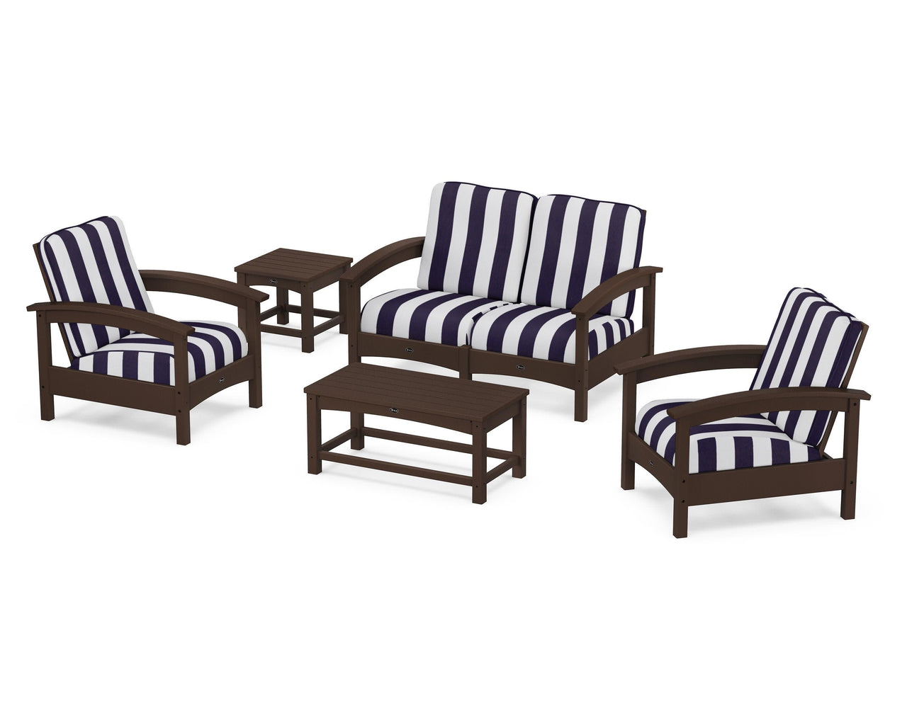Trex Rockport Club 6-Piece Deep Seating Conversation Set