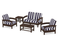 Thumbnail for Trex Rockport Club 6-Piece Deep Seating Conversation Set