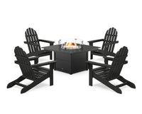 Thumbnail for Trex Cape Cod Adirondack 5-Piece Set with Square Fire Pit Table