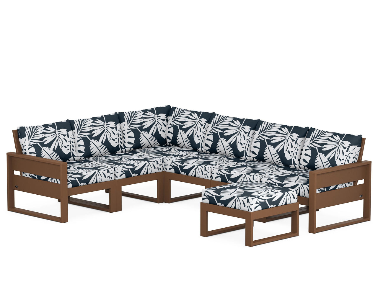 Trex Eastport 6-Piece Sectional with Ottoman