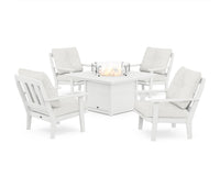 Thumbnail for Trex Cape Cod 5-Piece Deep Seating Set with Fire Pit Table