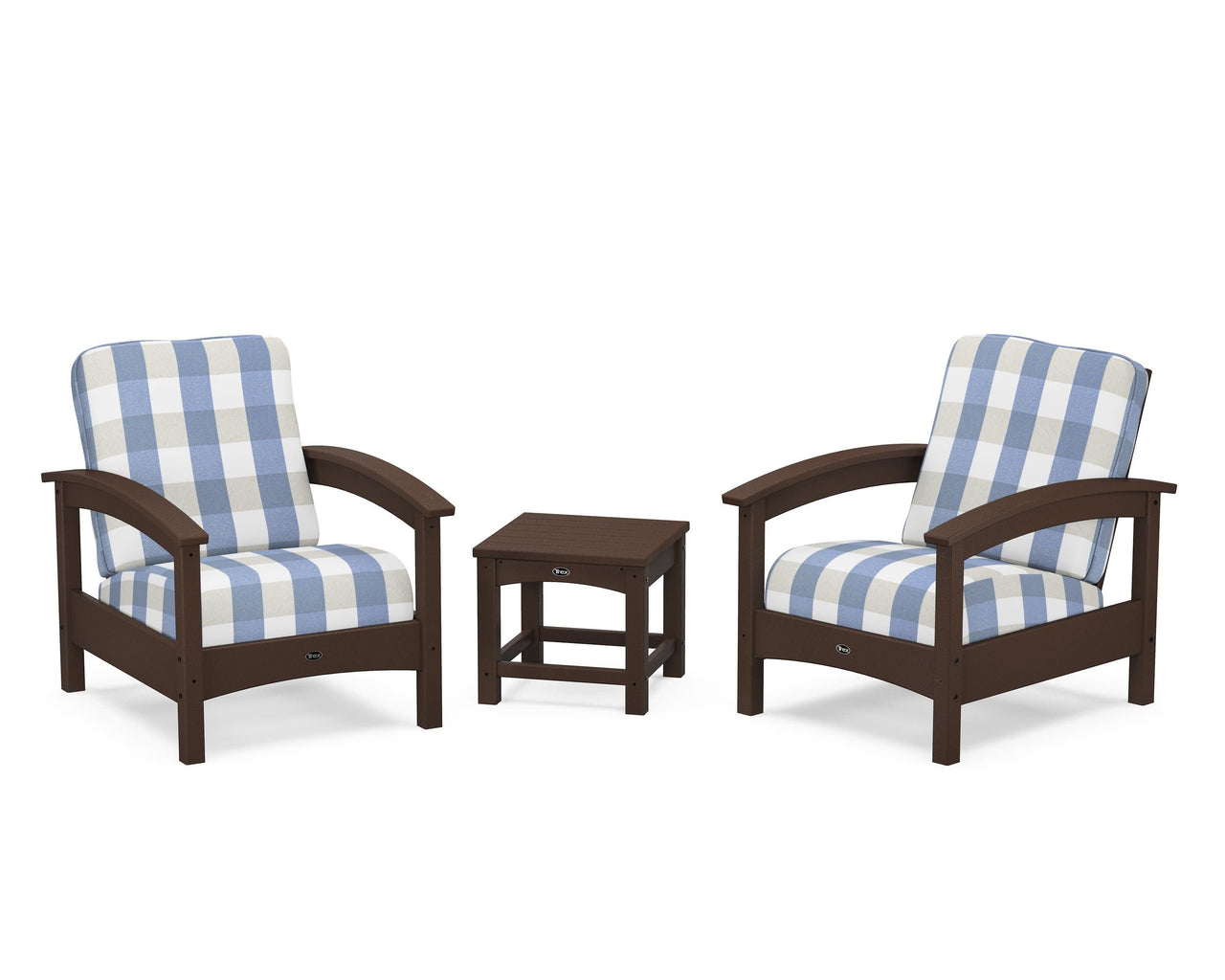 Trex Rockport Club 3-Piece Deep Seating Conversation Set