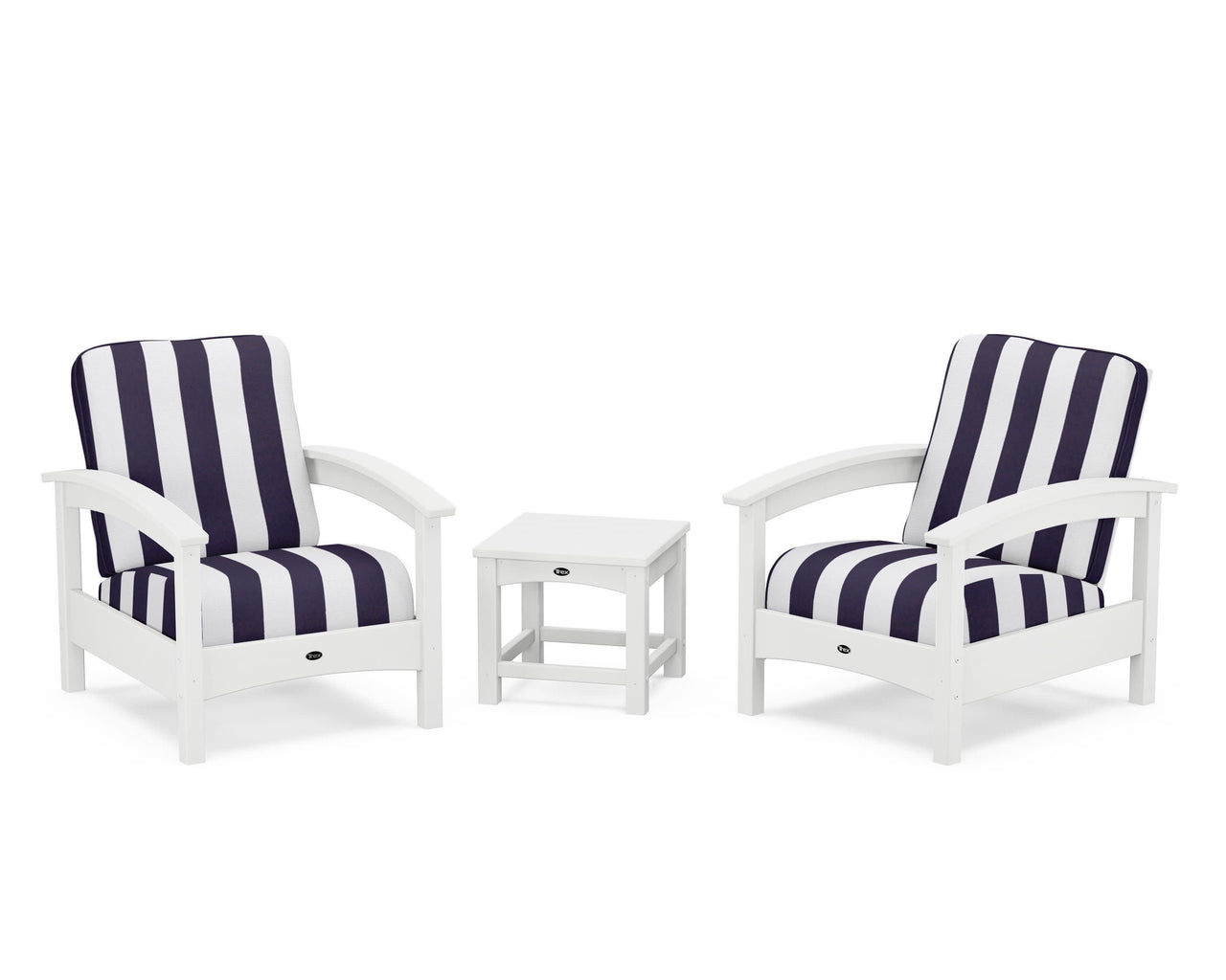 Trex Rockport Club 3-Piece Deep Seating Conversation Set