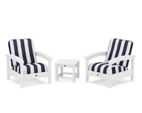 Thumbnail for Trex Rockport Club 3-Piece Deep Seating Conversation Set