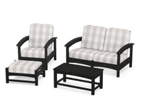 Thumbnail for Trex Rockport 4-Piece Deep Seating Conversation Group