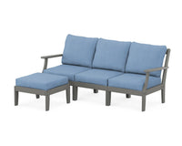 Thumbnail for Trex Yacht Club Modular 4-Piece Deep Seating Set with Ottoman