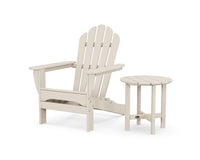 Thumbnail for Trex Monterey Bay Adirondack Chair with Side Table - Sand Castle