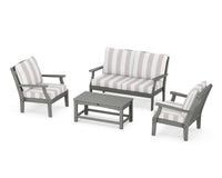 Thumbnail for Trex Yacht Club 4-Piece Deep Seating Chair Set