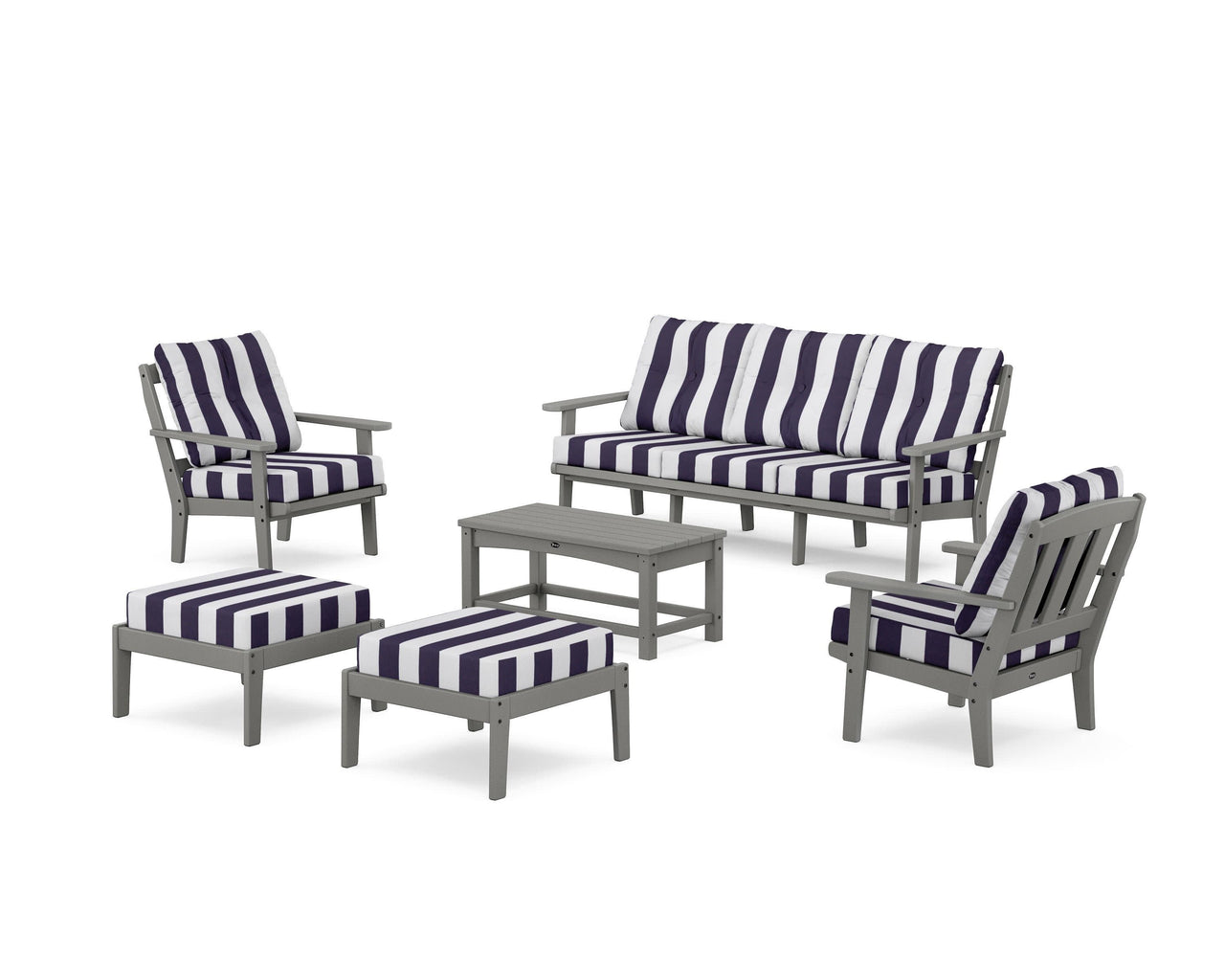 Trex Cape Cod 6-Piece Lounge Sofa Set