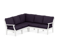Thumbnail for Trex Yacht Club Modular 5-Piece Deep Seating Set