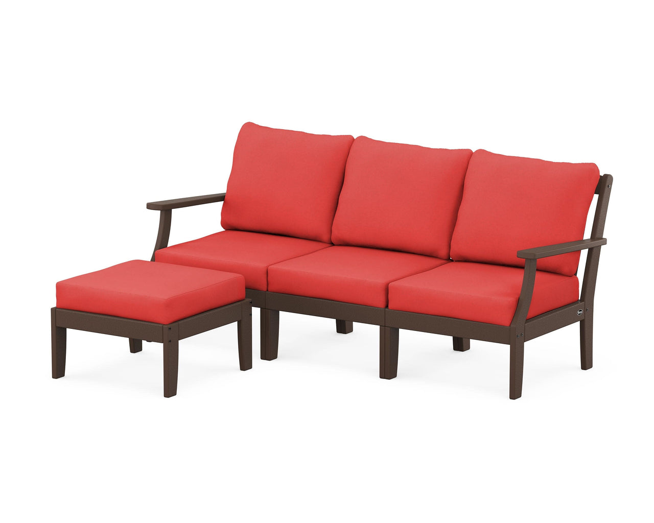 Trex Yacht Club Modular 4-Piece Deep Seating Set with Ottoman