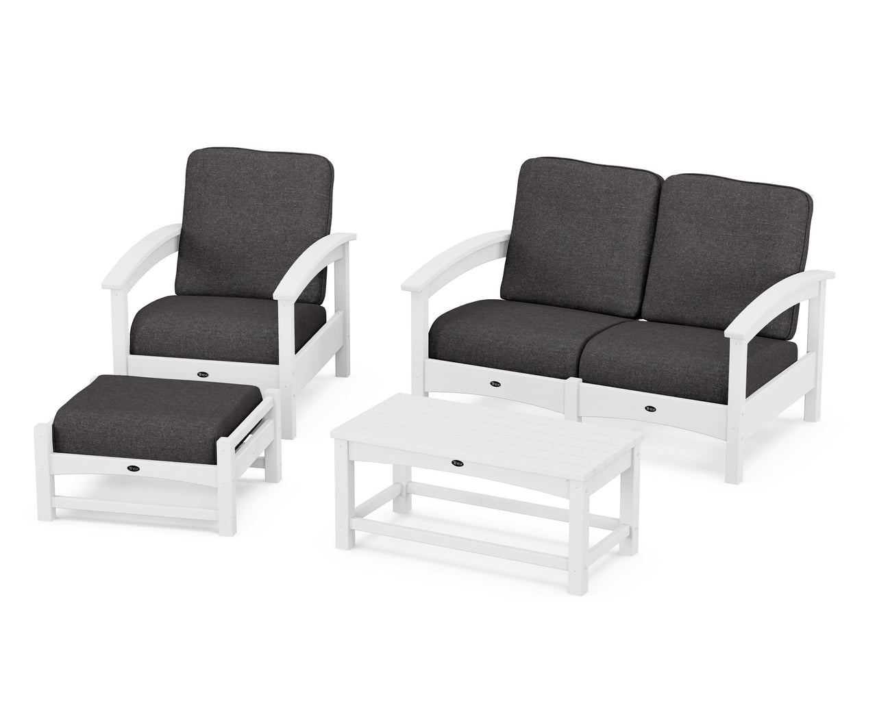 Trex Rockport 4-Piece Deep Seating Conversation Group
