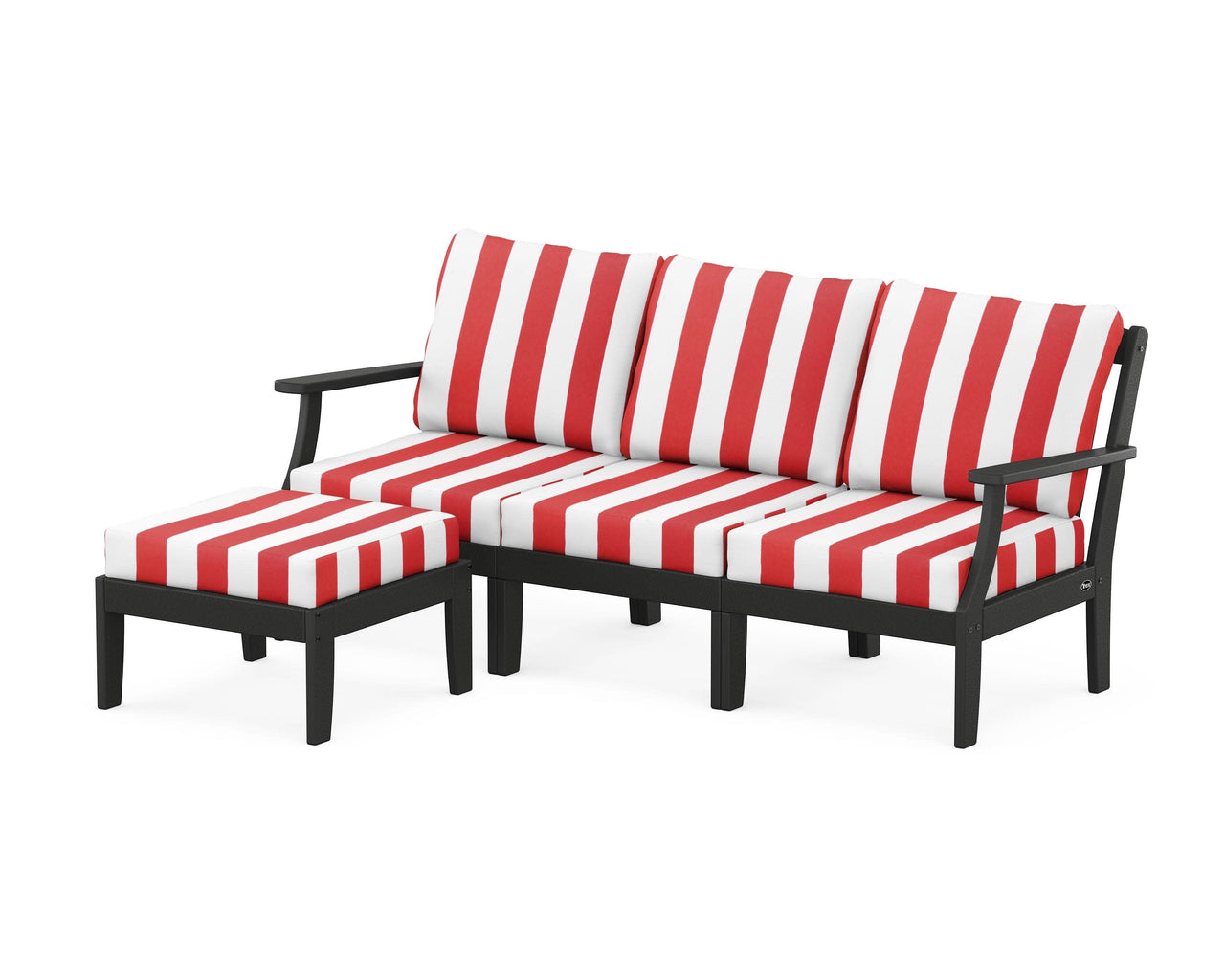 Trex Yacht Club Modular 4-Piece Deep Seating Set with Ottoman