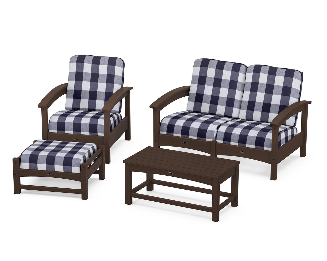 Trex Rockport 4-Piece Deep Seating Conversation Group