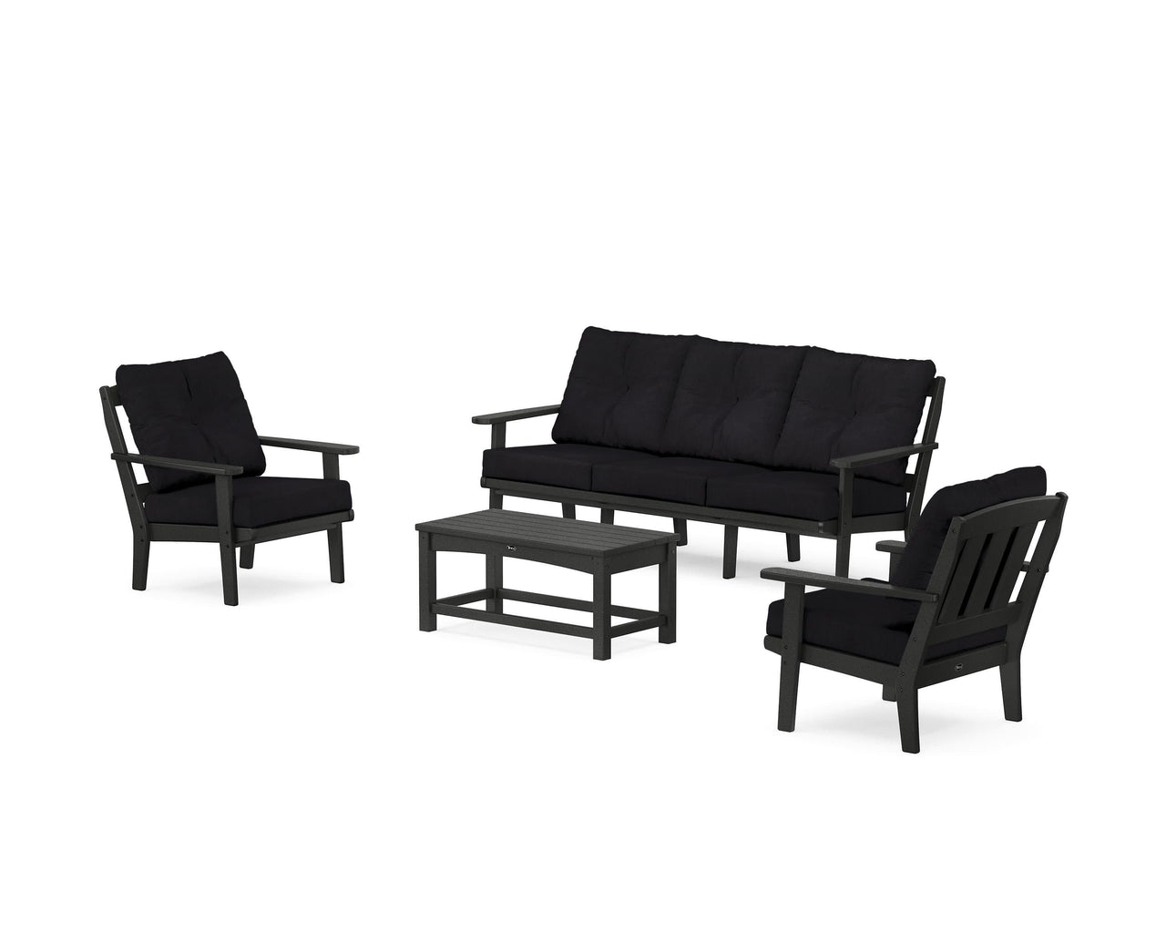 Trex Cape Cod 4-Piece Deep Seating Set with Sofa