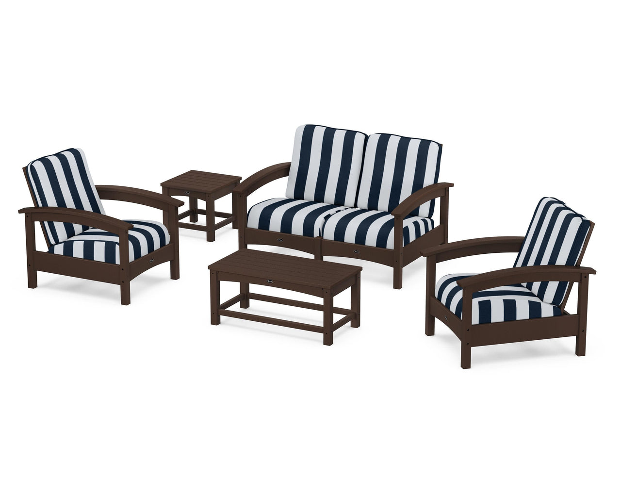 Trex Rockport Club 6-Piece Deep Seating Conversation Set