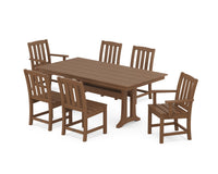 Thumbnail for Trex Cape Cod 7-Piece Farmhouse Dining Set with Trestle Legs