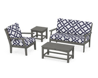 Thumbnail for Trex Yacht Club 4-Piece Deep Seating Set