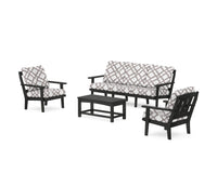 Thumbnail for Trex Cape Cod 4-Piece Deep Seating Set with Sofa