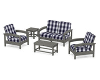 Thumbnail for Trex Rockport Club 6-Piece Deep Seating Conversation Set
