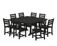 Thumbnail for Trex Monterey Bay 9-Piece Farmhouse Trestle Dining Set