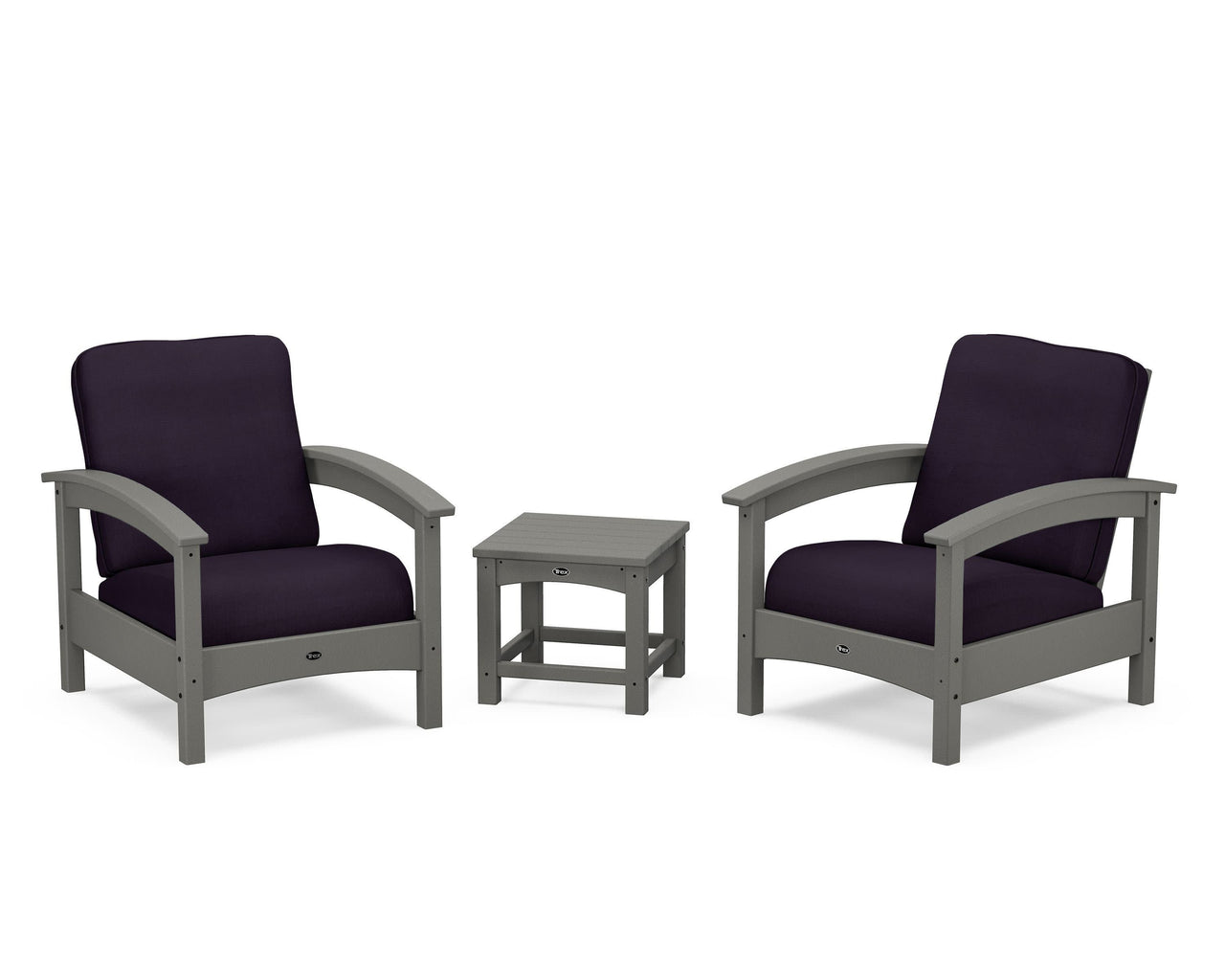 Trex Rockport Club 3-Piece Deep Seating Conversation Set