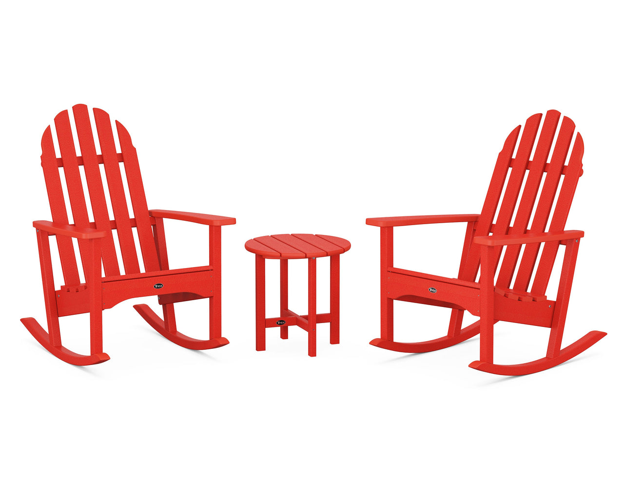 Trex Cape Cod 3-Piece Adirondack Rocker Set
