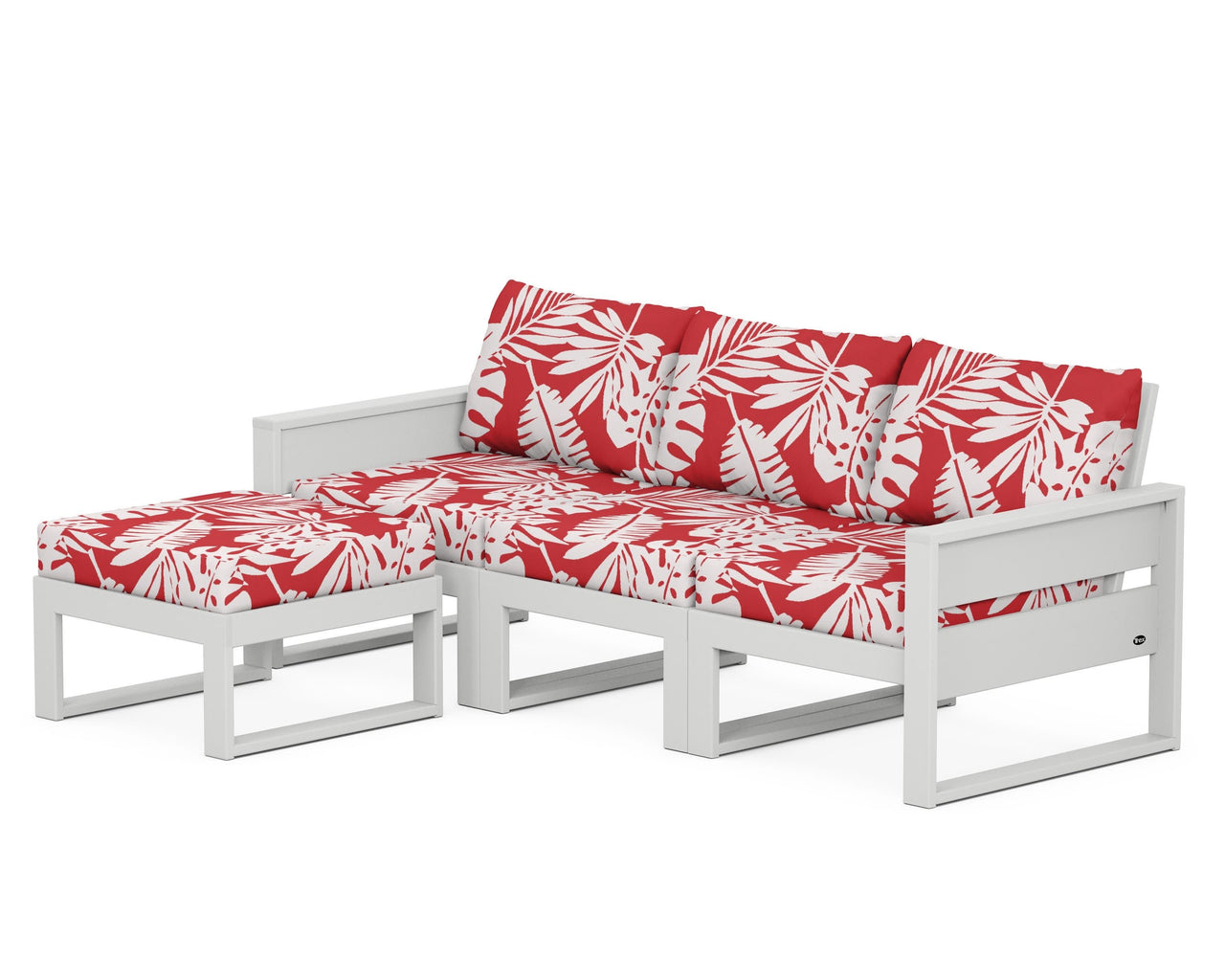 Trex Eastport 4- Piece Sectional with Ottoman