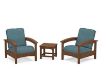 Thumbnail for Trex Rockport Club 3-Piece Deep Seating Conversation Set