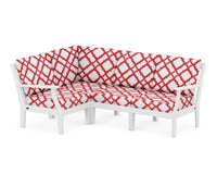 Thumbnail for Trex Yacht Club Modular 4-Piece Deep Seating Set