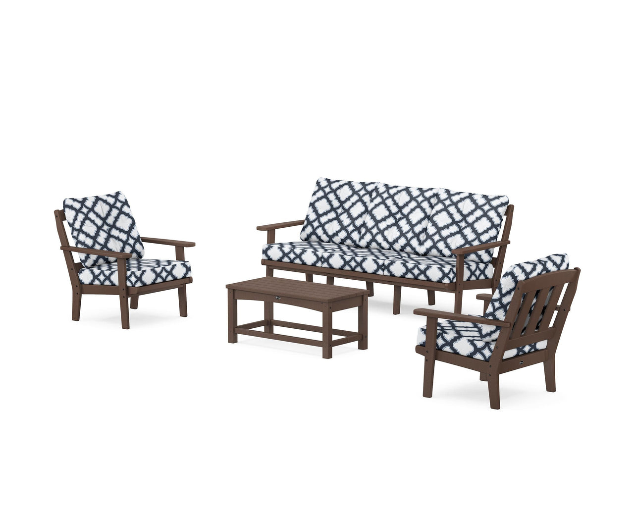 Trex Cape Cod 4-Piece Deep Seating Set with Sofa
