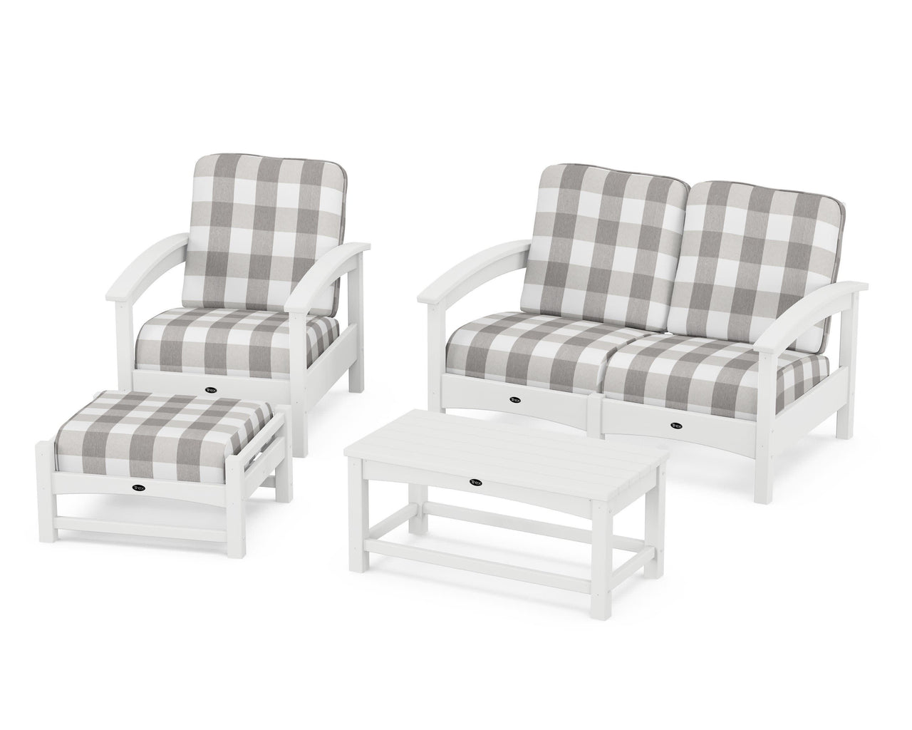 Trex Rockport 4-Piece Deep Seating Conversation Group