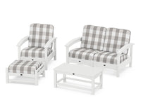 Thumbnail for Trex Rockport 4-Piece Deep Seating Conversation Group