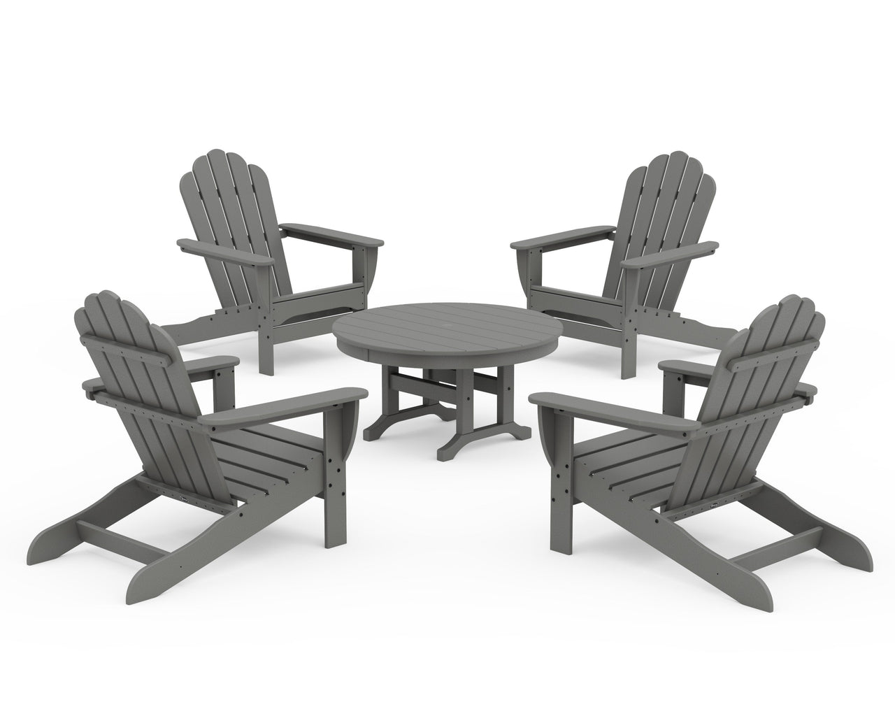 Trex 5-Piece Monterey Bay Oversized Adirondack Chair Conversation Group