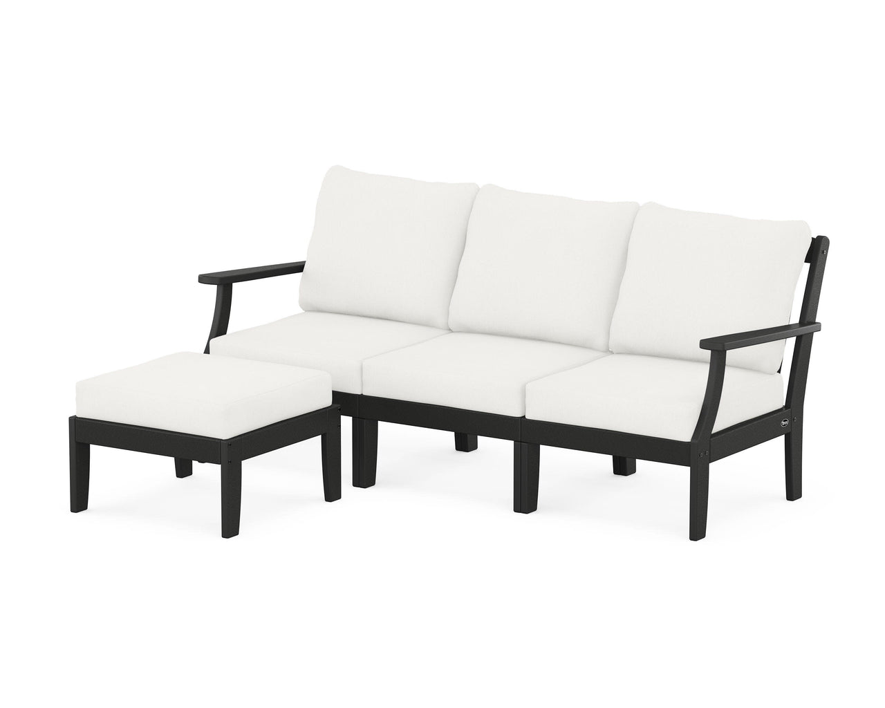 Trex Yacht Club Modular 4-Piece Deep Seating Set with Ottoman