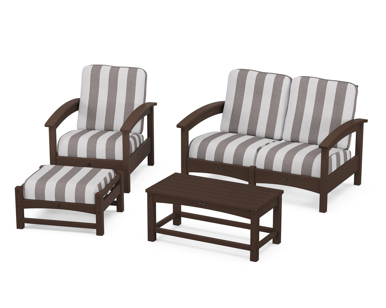 Trex Rockport 4-Piece Deep Seating Conversation Group