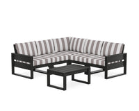 Thumbnail for Trex Eastport 6-Piece Deep Seating Sectional + Coffee Table Set