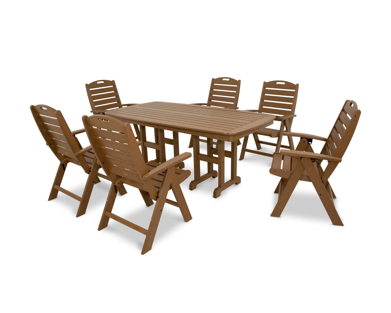 Trex Yacht Club Highback 7-Piece Dining Set